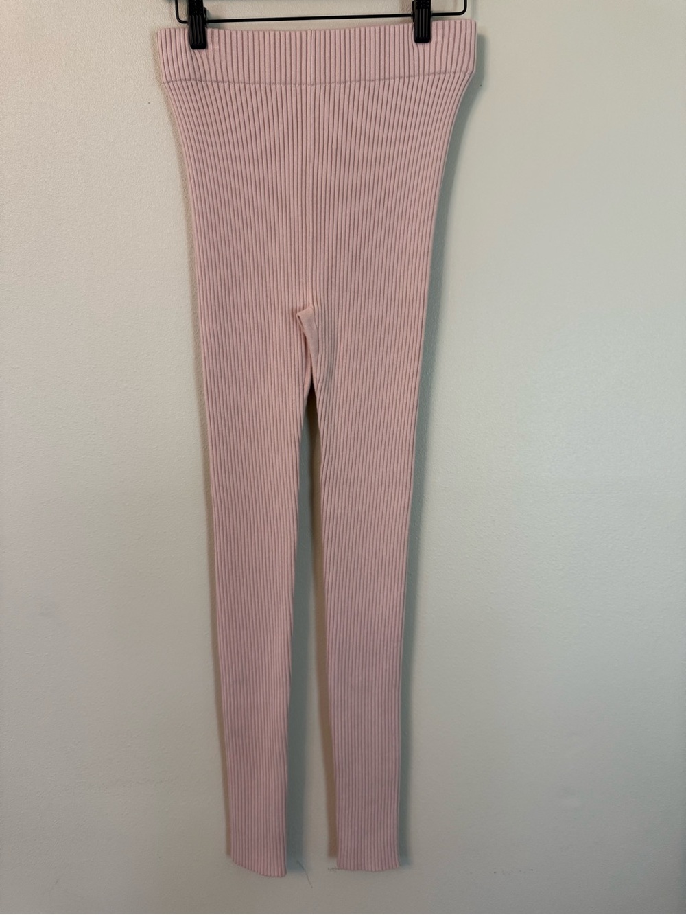 Lunya Cozy Cotton Silk Ribbed Leggings NWT Small Blush Pink - Picture 3 of 8